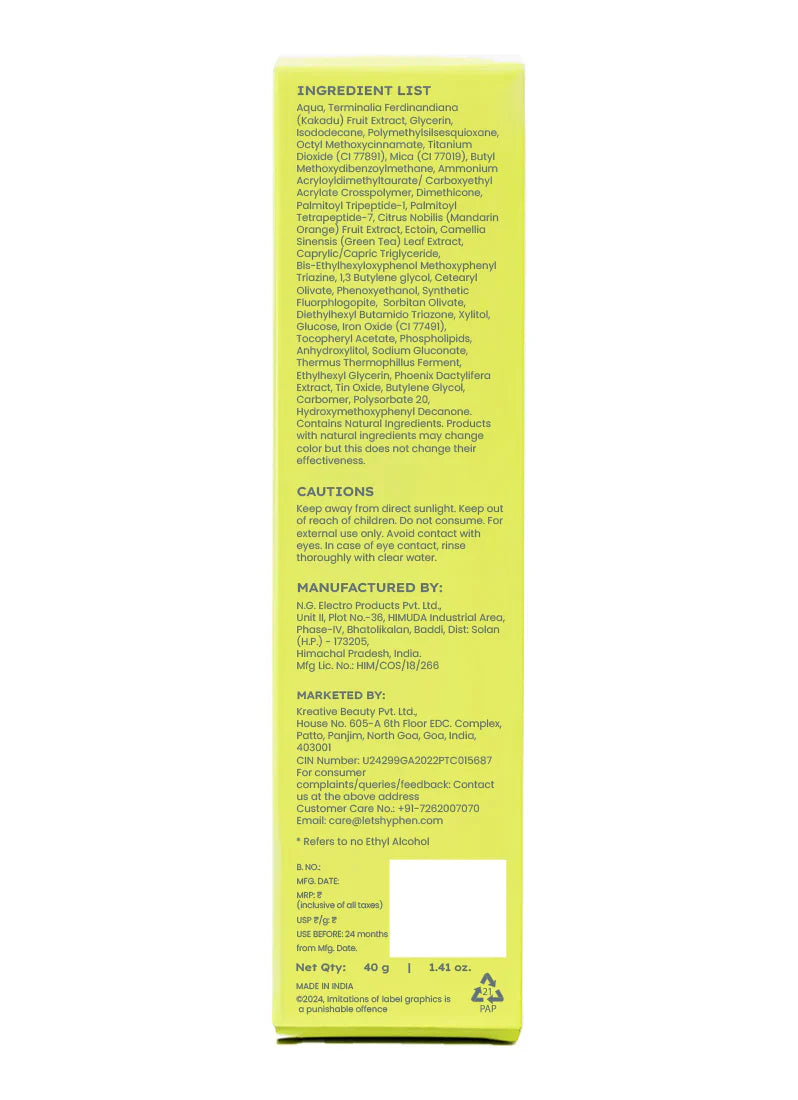Hyphen Golden Hour Glow Screen SPF 50 PA++++