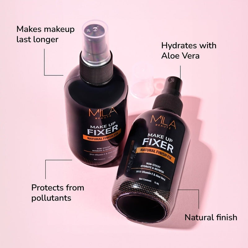 Mila Beaute Makeup Primer and Makeup Fixer