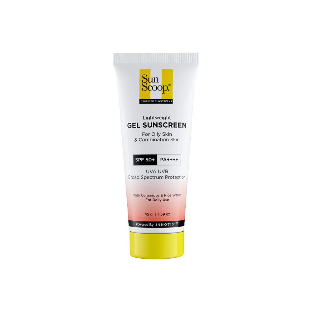 Sunscoop Ceramides & Rice Water Gel Sunscreen SPF 50+ PA++++ (45g)