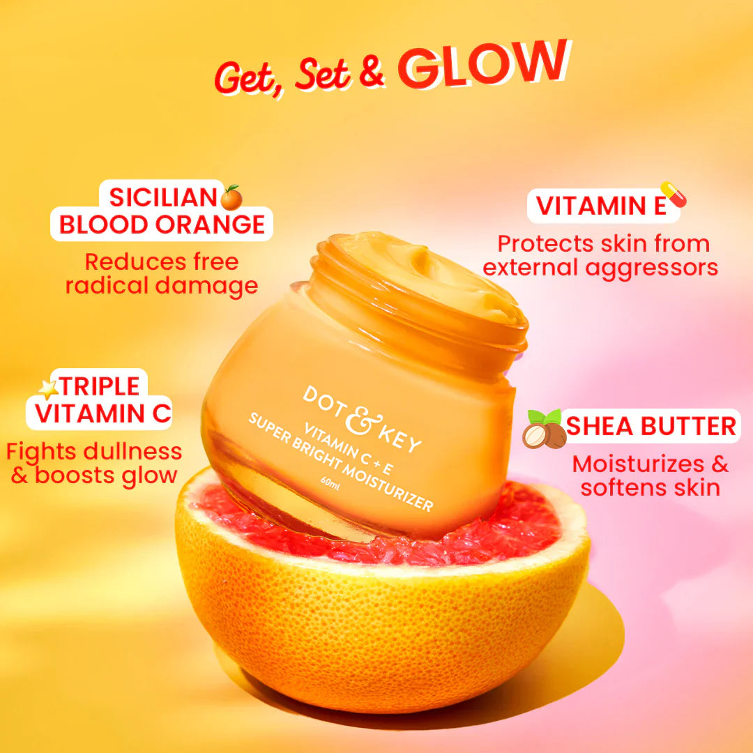 Dot & Key Strawberry Dew Tinted Sunscreen 01 Porcelain + Vitamin C + E Moisturizer