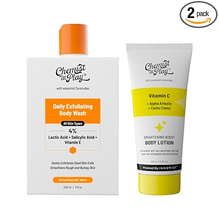 Chemist At Play Body Wash + Brightening Lotion - 200ml