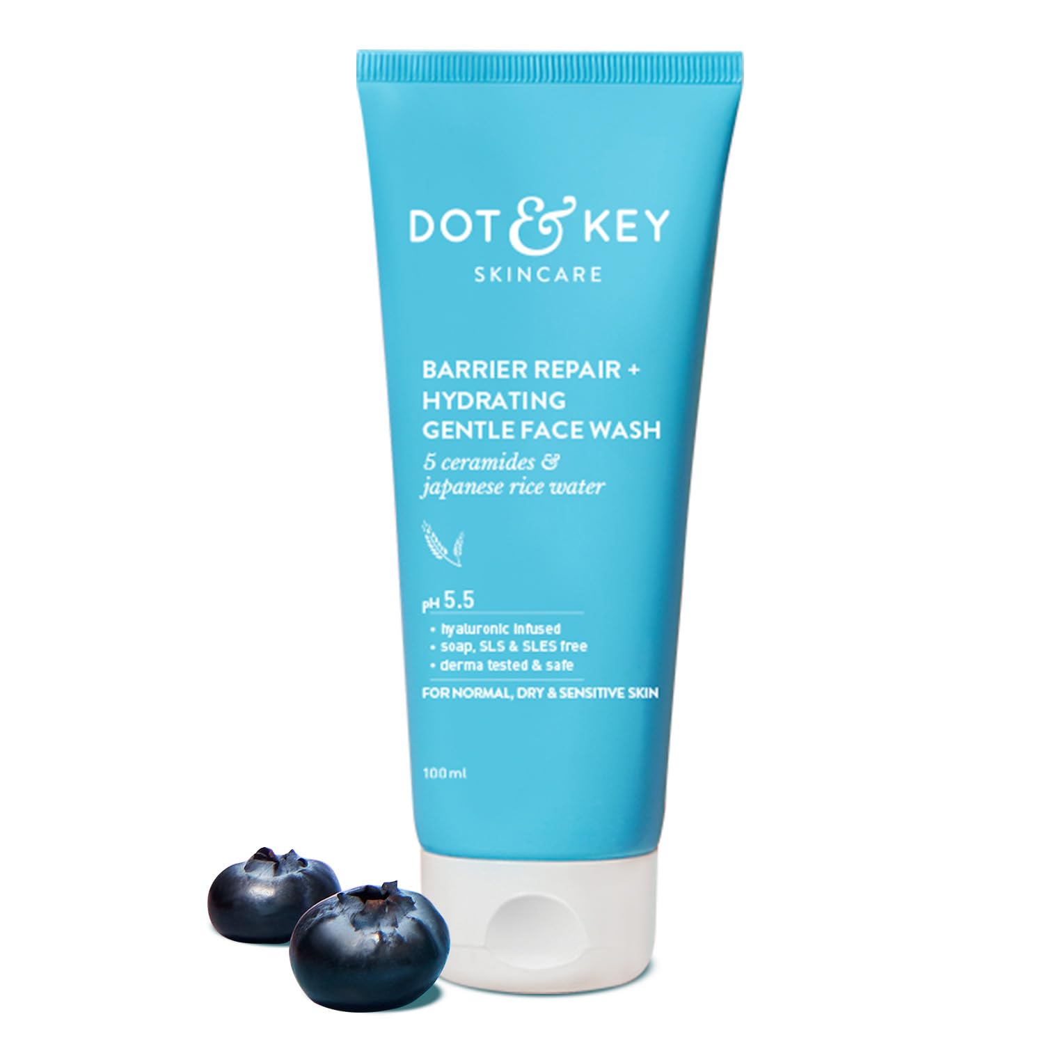 DOT & KEY Barrier Repair + Hydrating Gentle Face Wash - 100ml