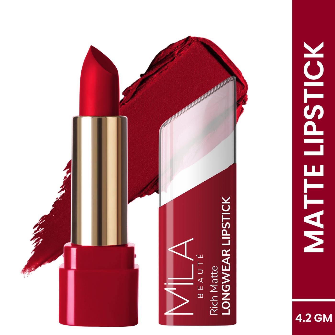 Mila Beaute Rich Matte Upto 8hrs Longwear Lipstick
