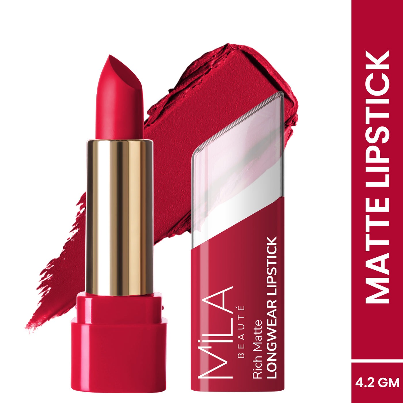 Mila Beaute Rich Matte Upto 8hrs Longwear Lipstick