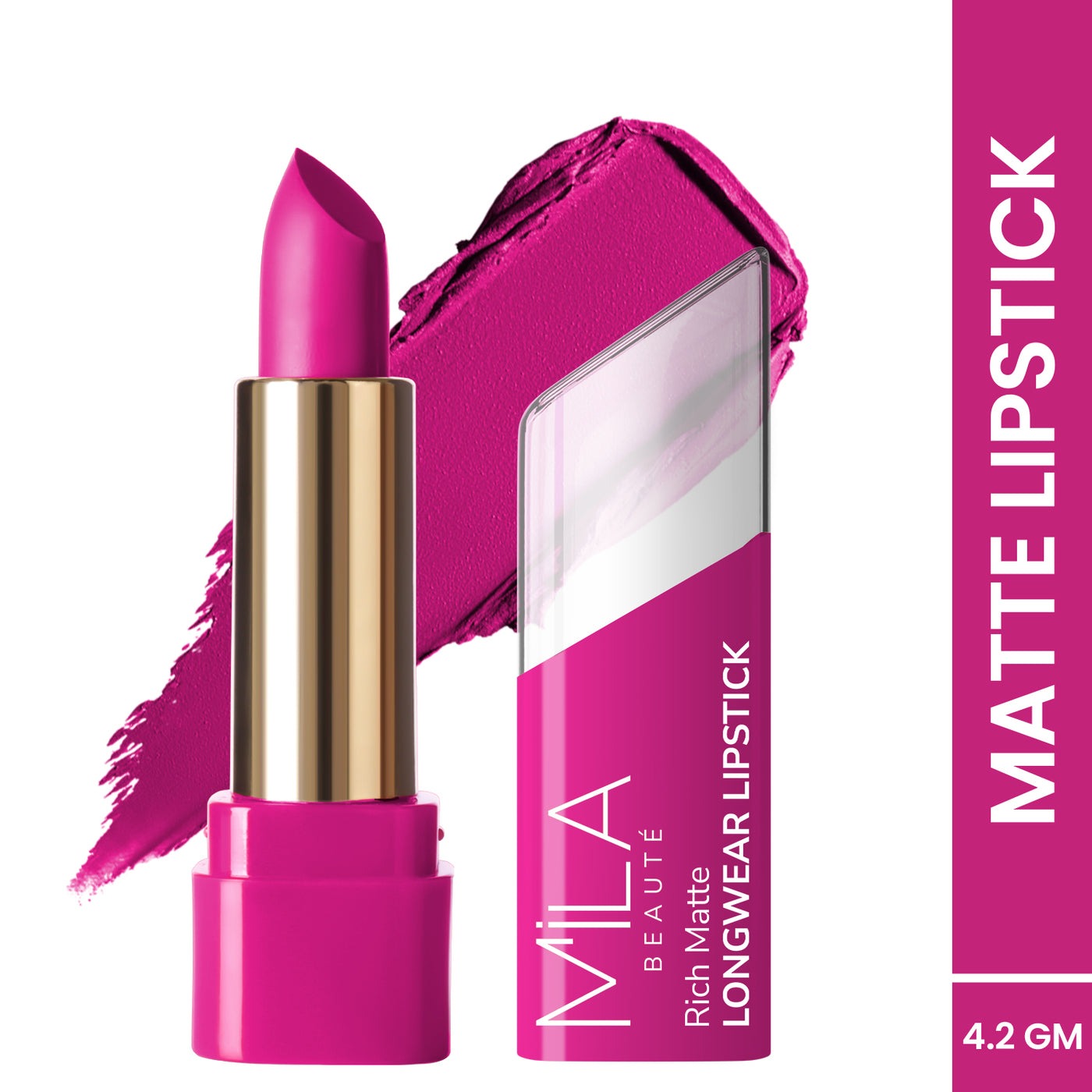 Mila Beaute Rich Matte Upto 8hrs Longwear Lipstick