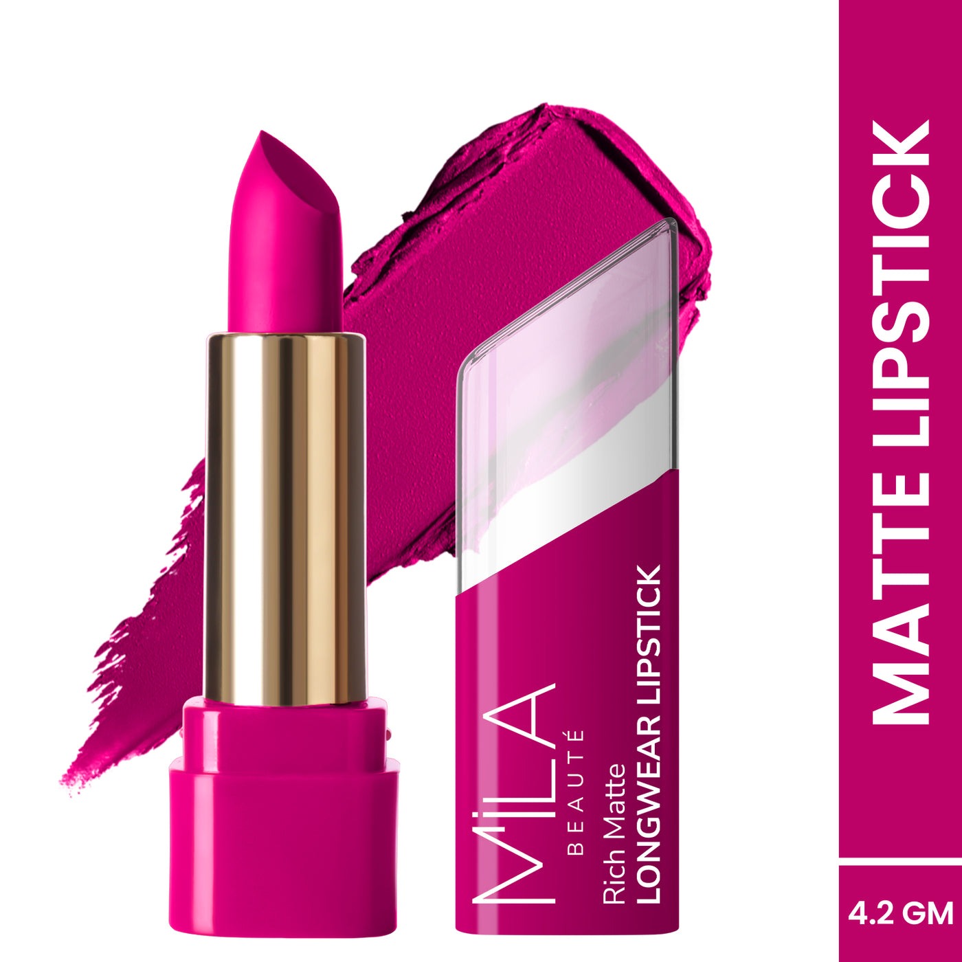 Mila Beaute Rich Matte Upto 8hrs Longwear Lipstick
