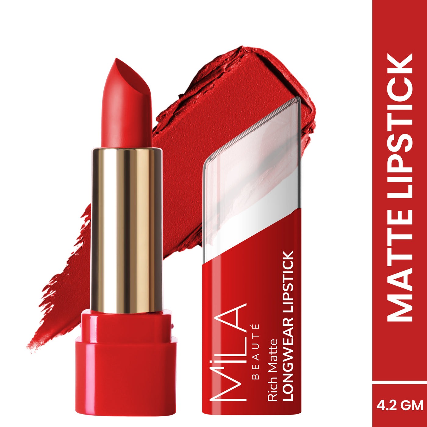 Mila Beaute Rich Matte Upto 8hrs Longwear Lipstick