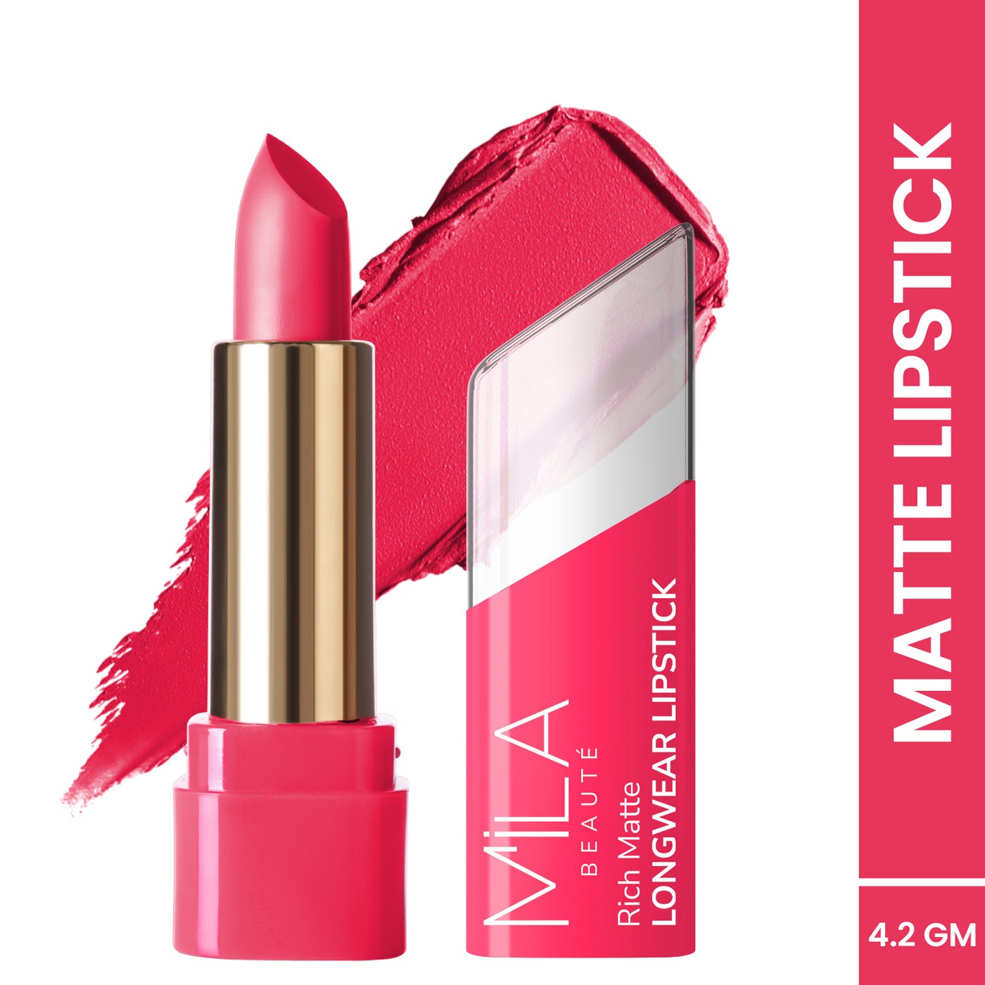 Mila Beaute Rich Matte Upto 8hrs Longwear Lipstick