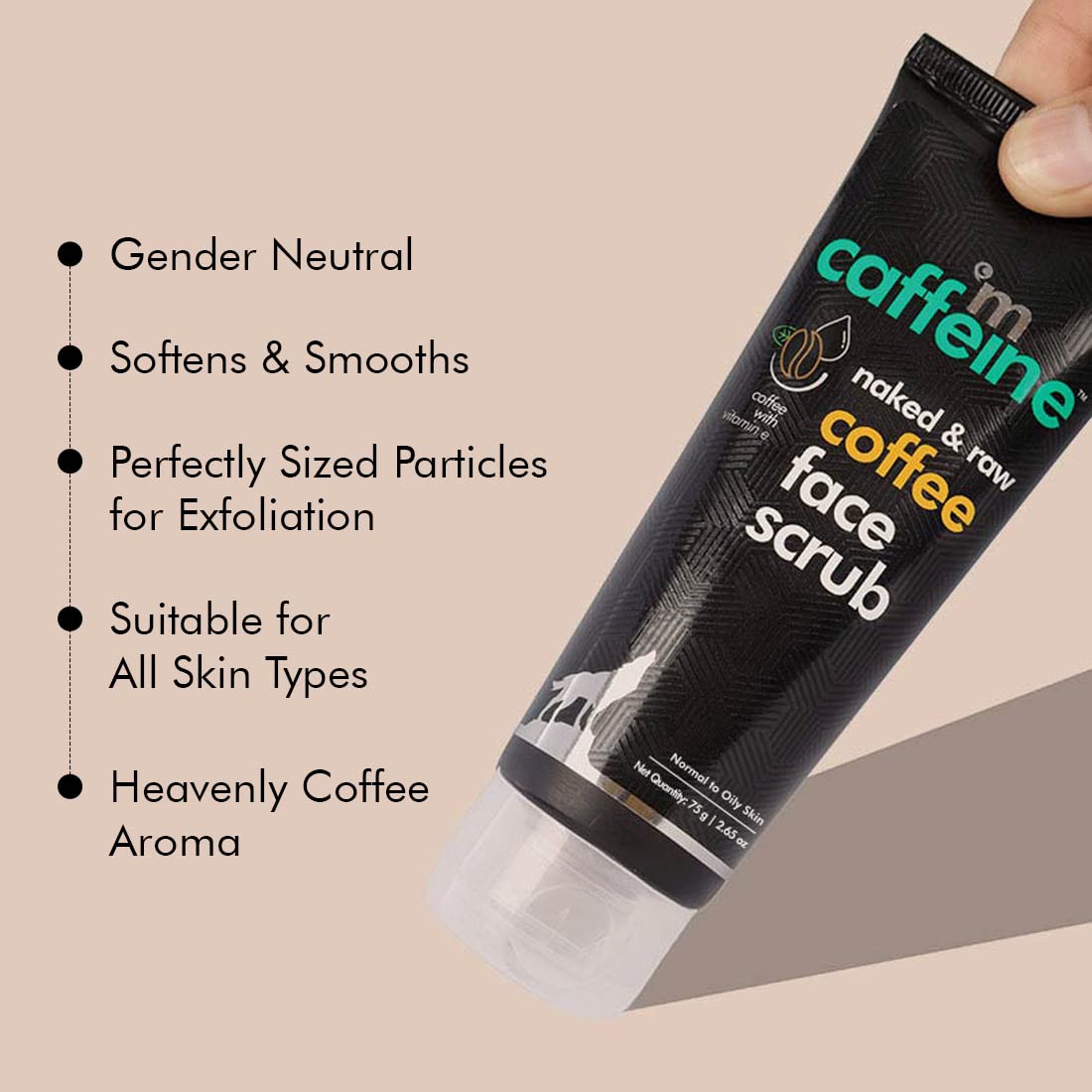 mCaffeine Coffee Face Scrub - 75Gm
