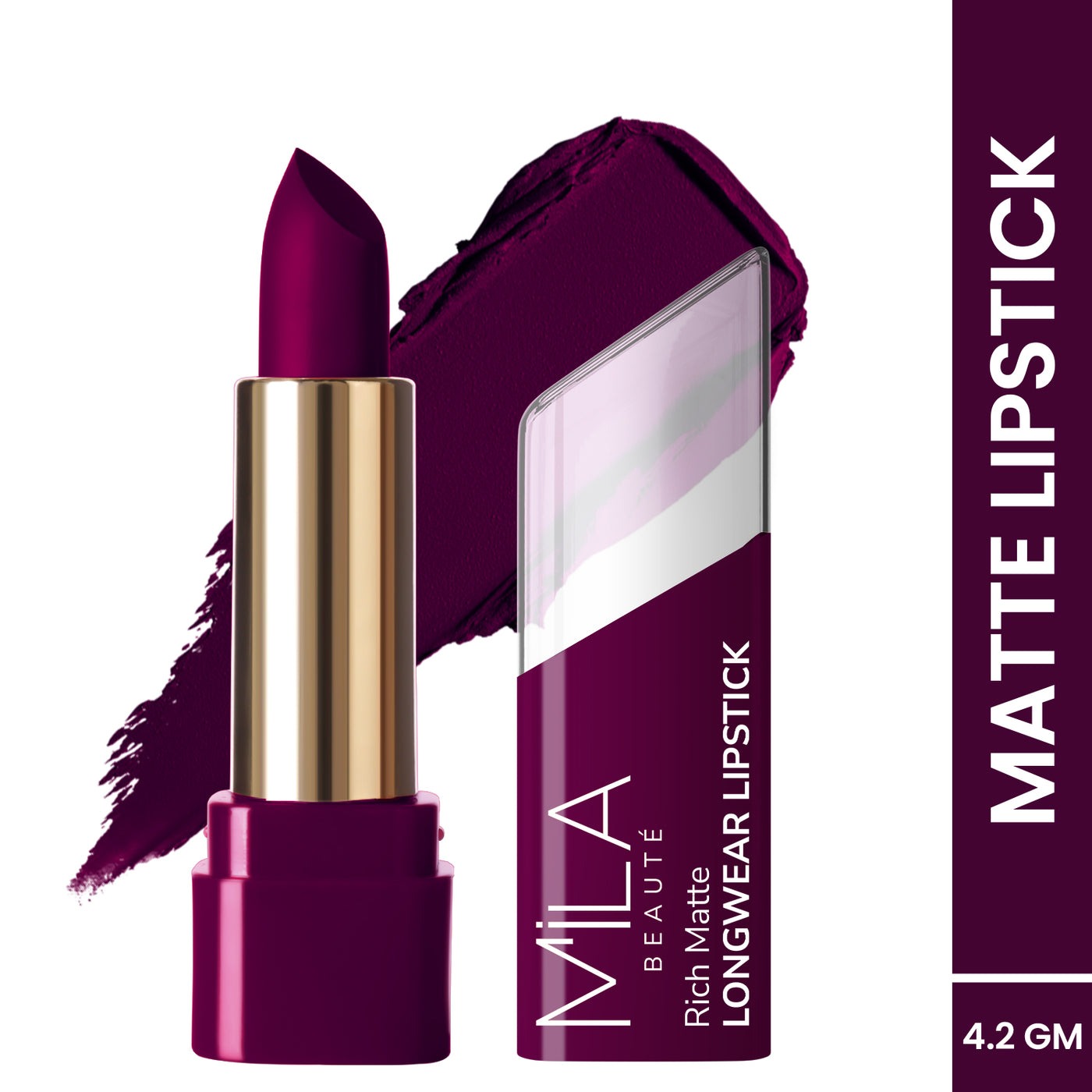 Mila Beaute Rich Matte Upto 8hrs Longwear Lipstick