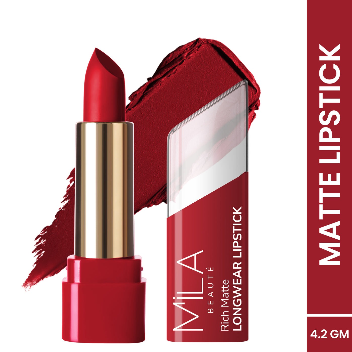 Mila Beaute Rich Matte Upto 8hrs Longwear Lipstick