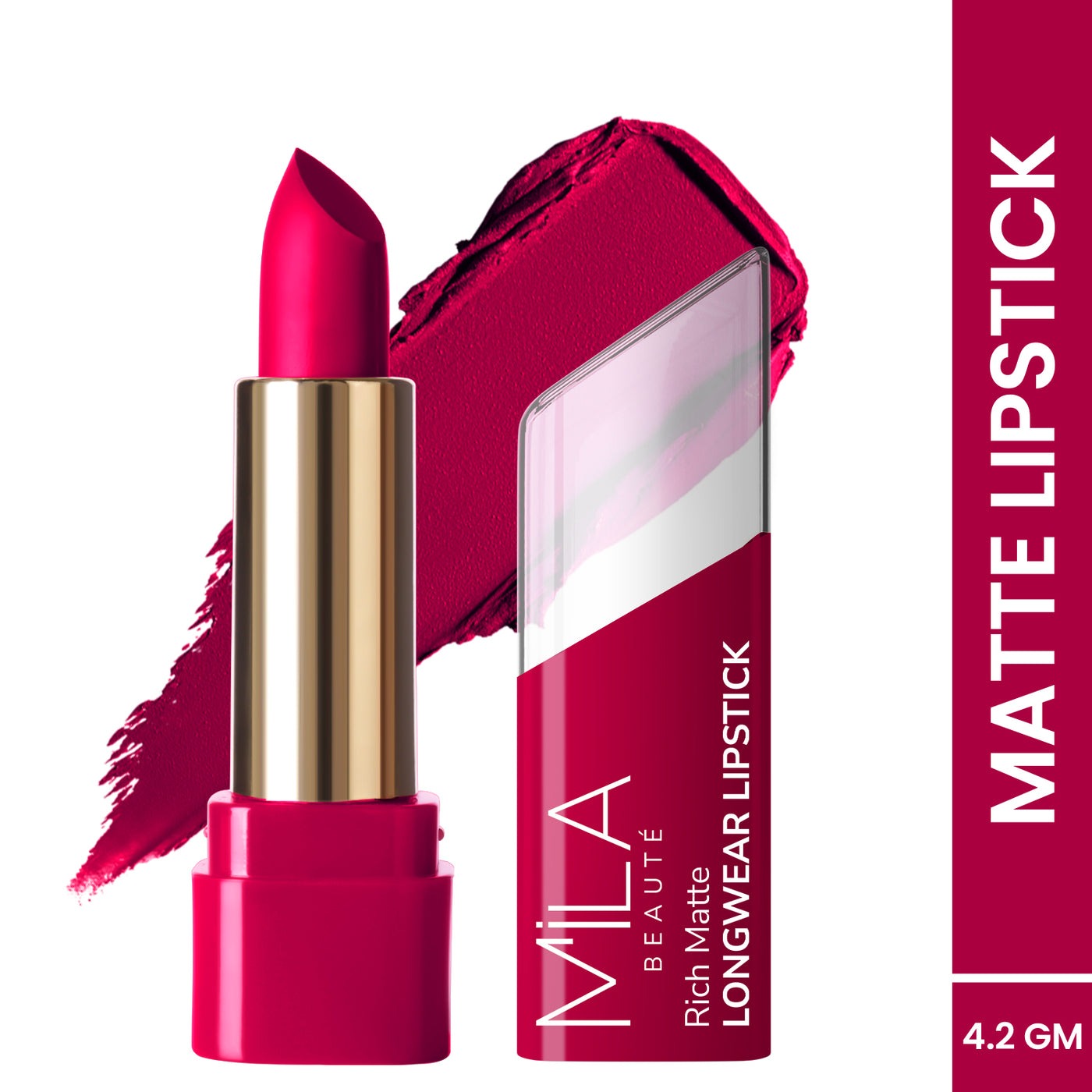 Mila Beaute Rich Matte Upto 8hrs Longwear Lipstick