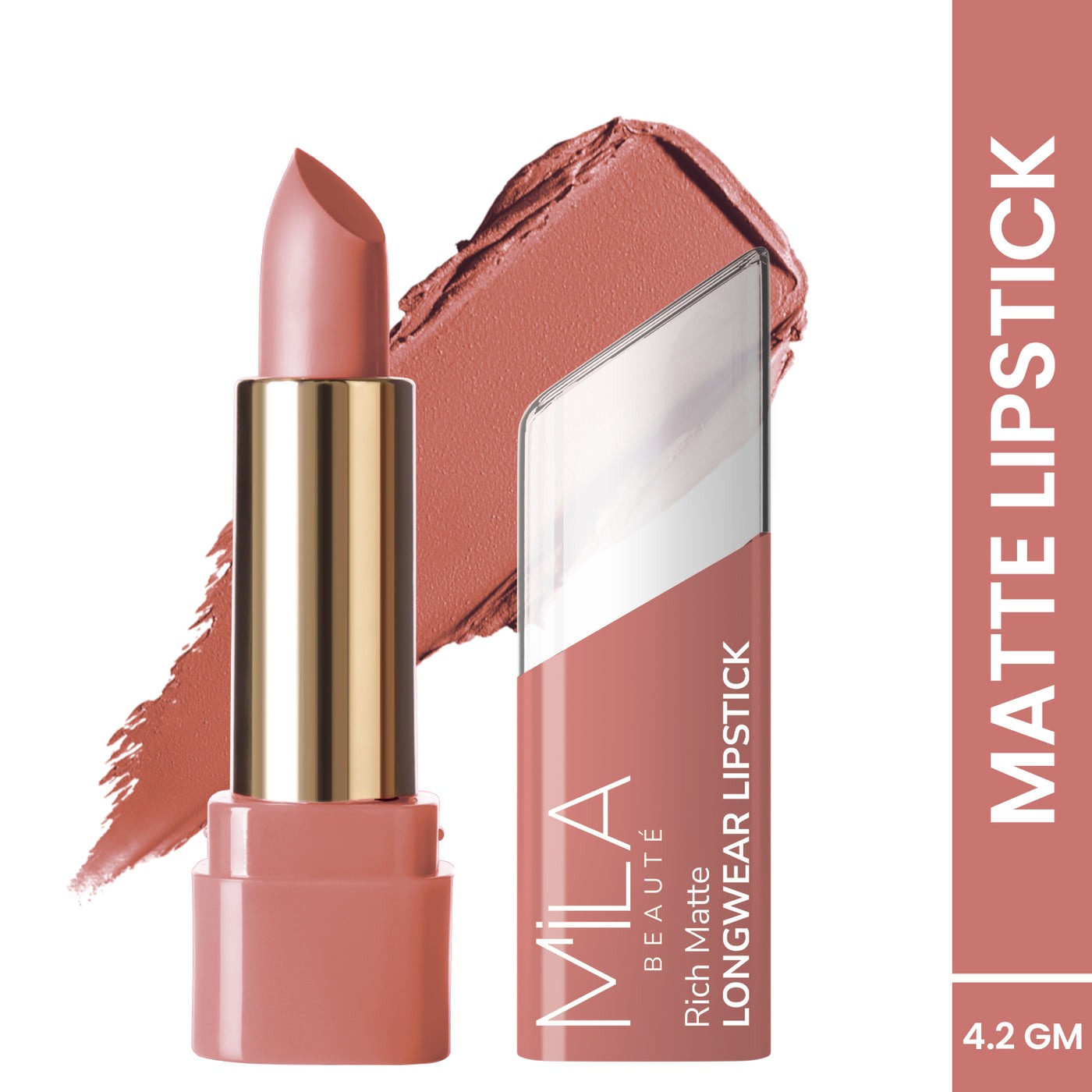 Mila Beaute Rich Matte Upto 8hrs Longwear Lipstick