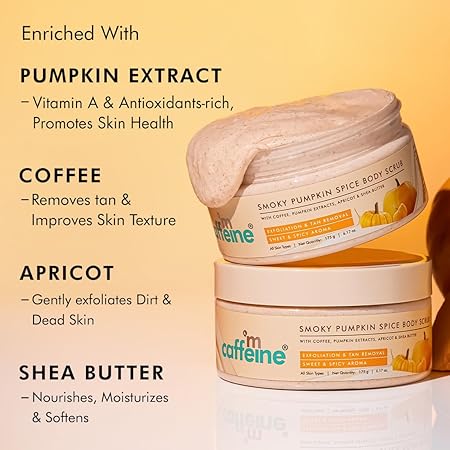 mCaffeine Smoky Pumpkin Spice Scrub - 175g