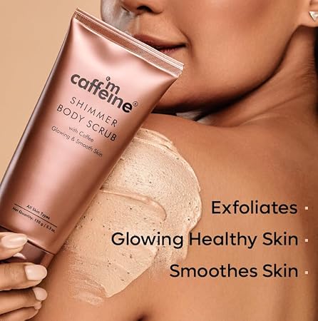 mCaffeine Shimmer Body Scrub - 150gm