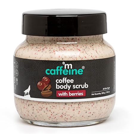 mCaffeine Berries & Coffee Scrub - 200gm