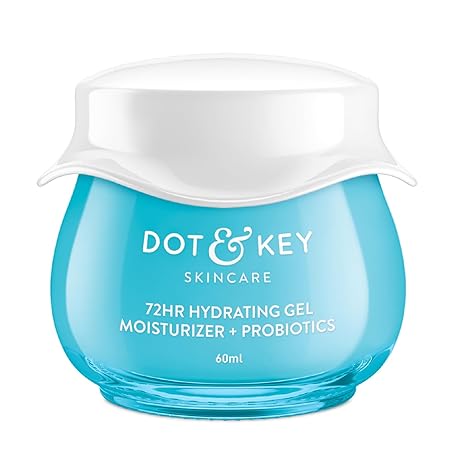 DOT & KEY 72Hr Hydrating Gel + Probiotics Moisturizer | Lightweight Gel | For All Skin Types | 60ml