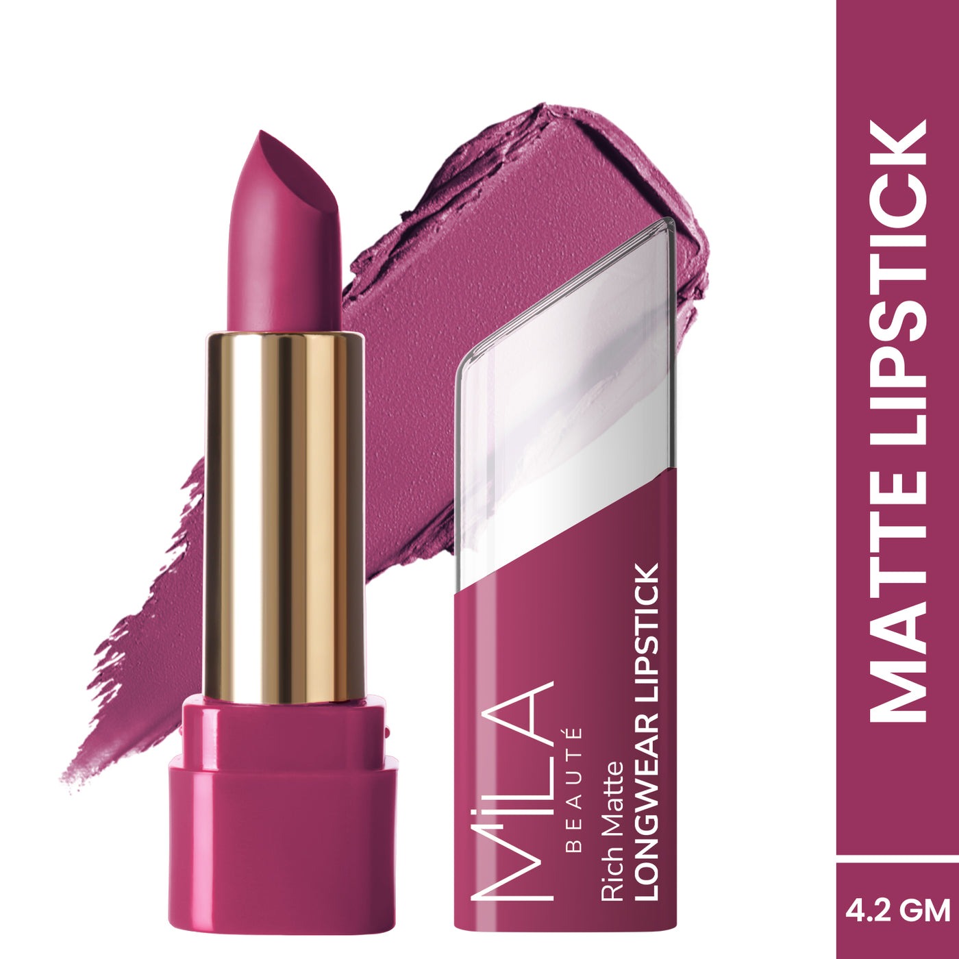 Mila Beaute Rich Matte Upto 8hrs Longwear Lipstick