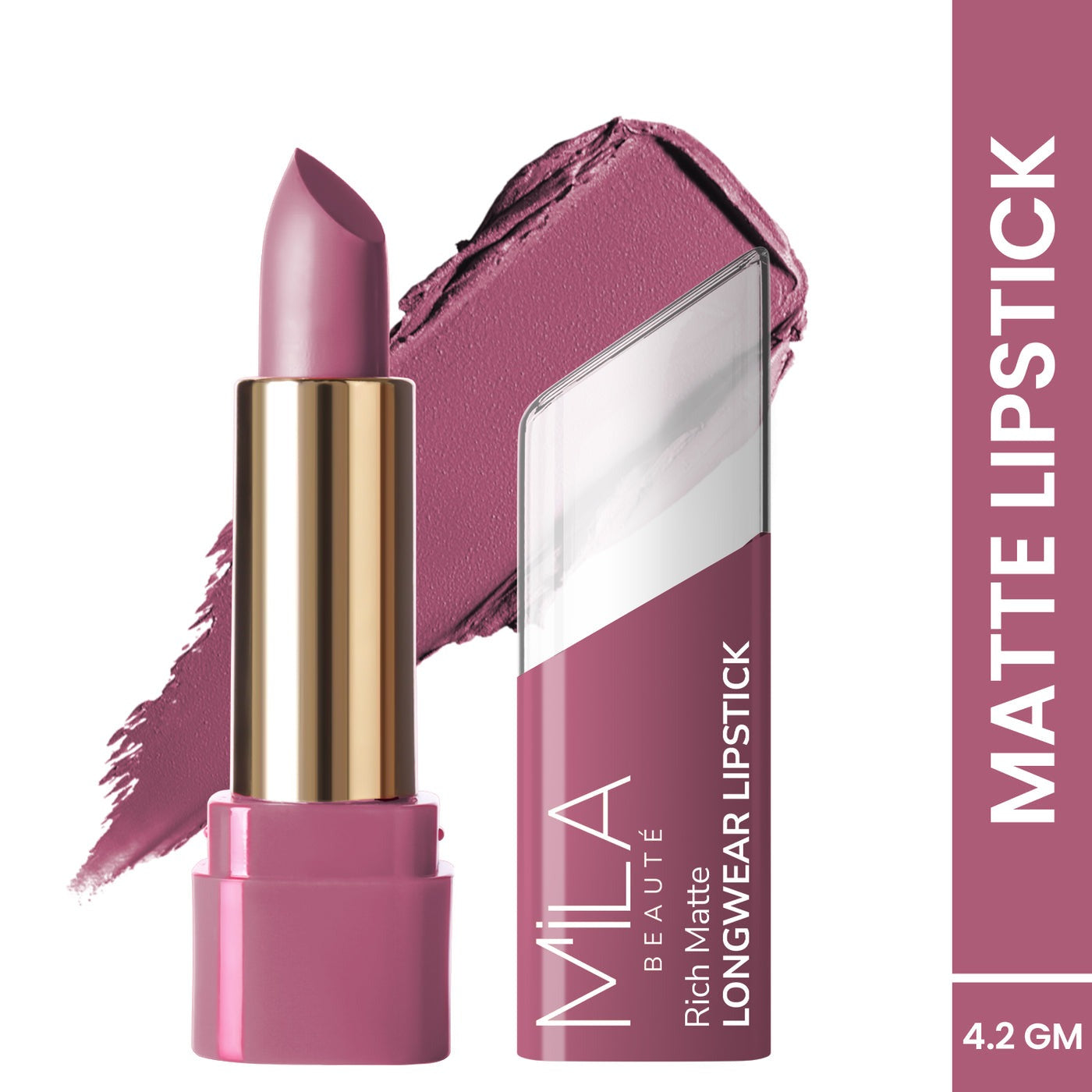 Mila Beaute Rich Matte Upto 8hrs Longwear Lipstick