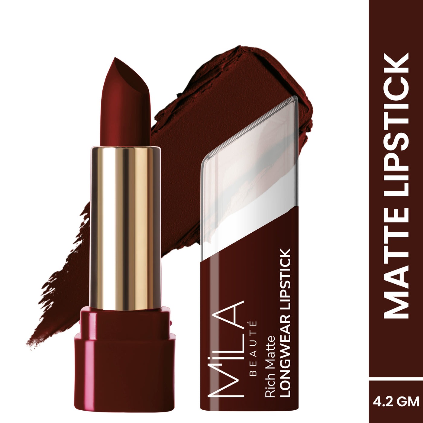 Mila Beaute Rich Matte Upto 8hrs Longwear Lipstick