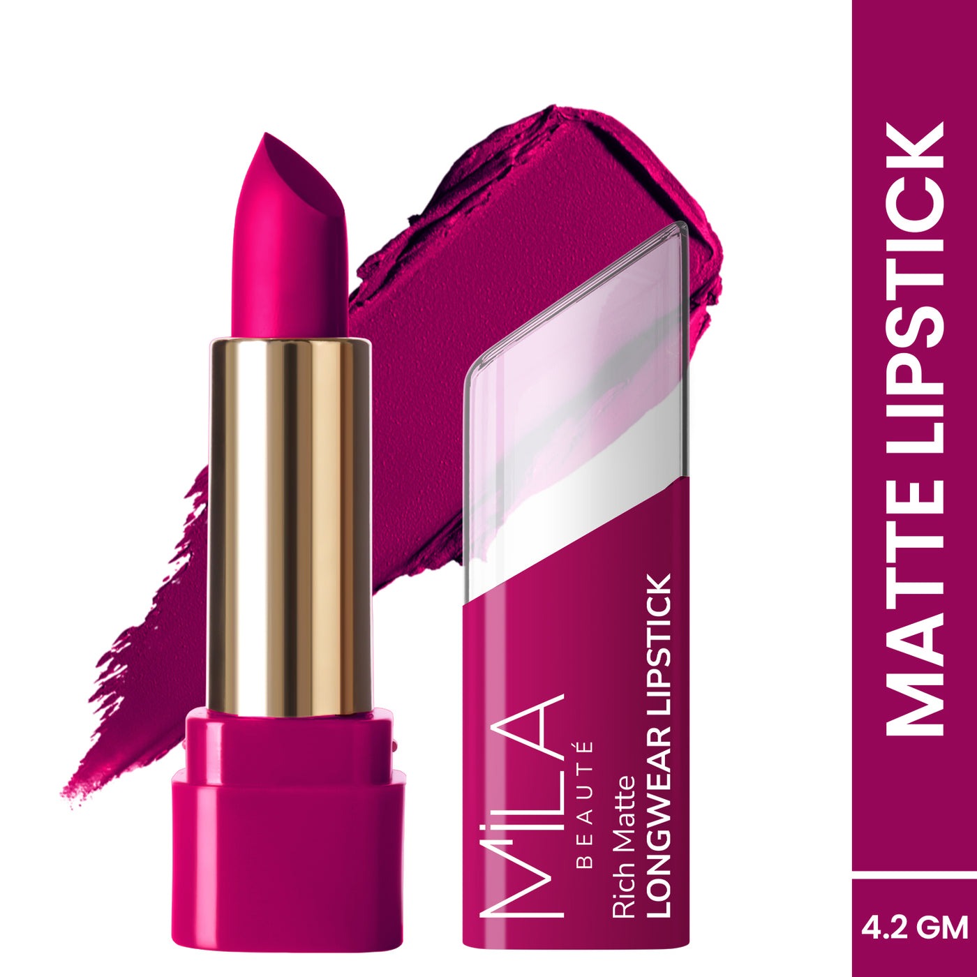 Mila Beaute Rich Matte Upto 8hrs Longwear Lipstick