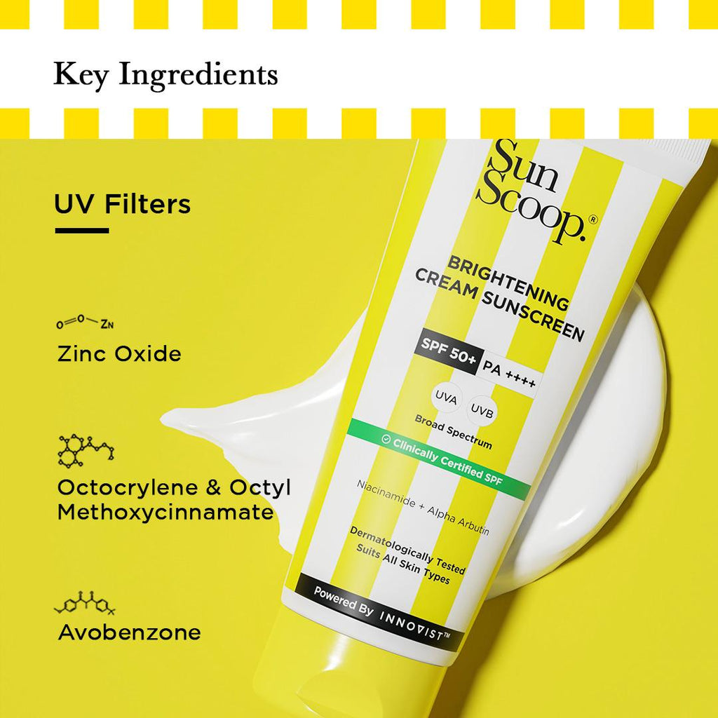 Sunscoop Skin Brightening Sunscreen SPF 50 PA++++ (45g)