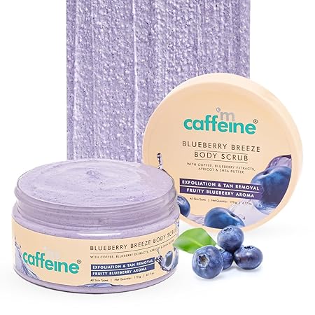 mCaffeine Blueberry Breeze Scrub - 175g