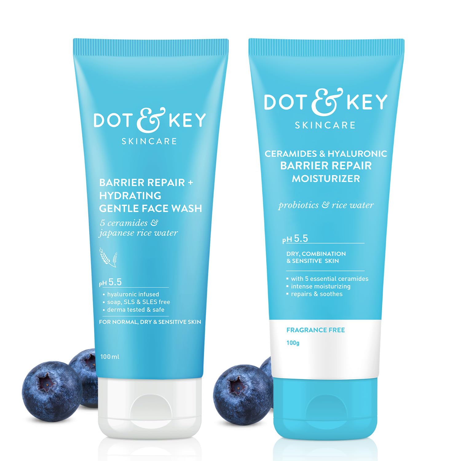 Dot & Key Hydrating Barrier Repair Duo- Face Wash & Moisturizer