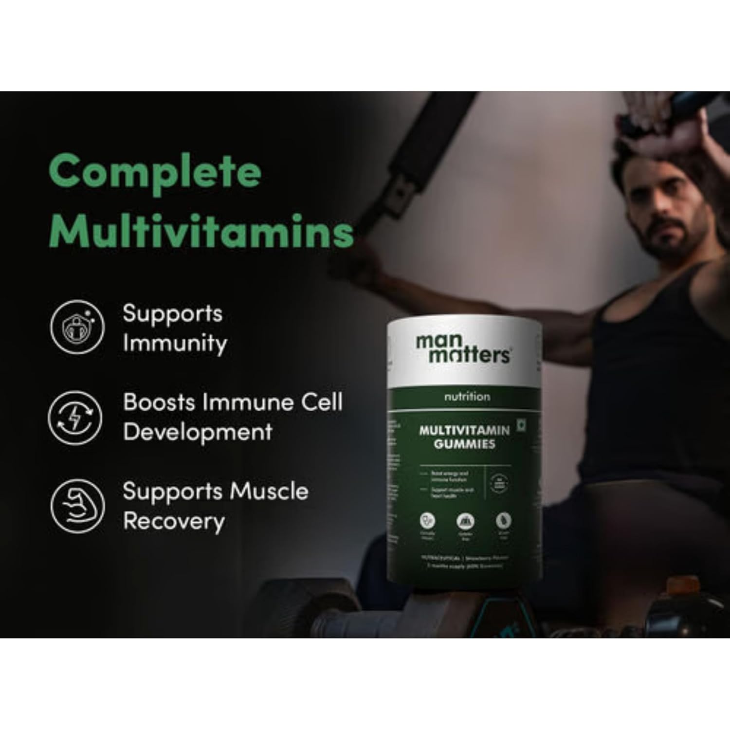 Man Matters Multivitamin Gummies (60N) No Sugar