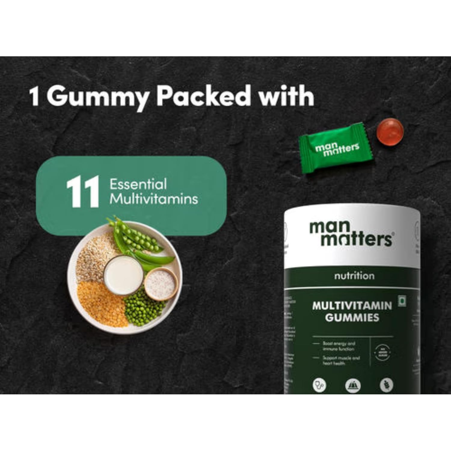 Man Matters Multivitamin Gummies (60N) No Sugar