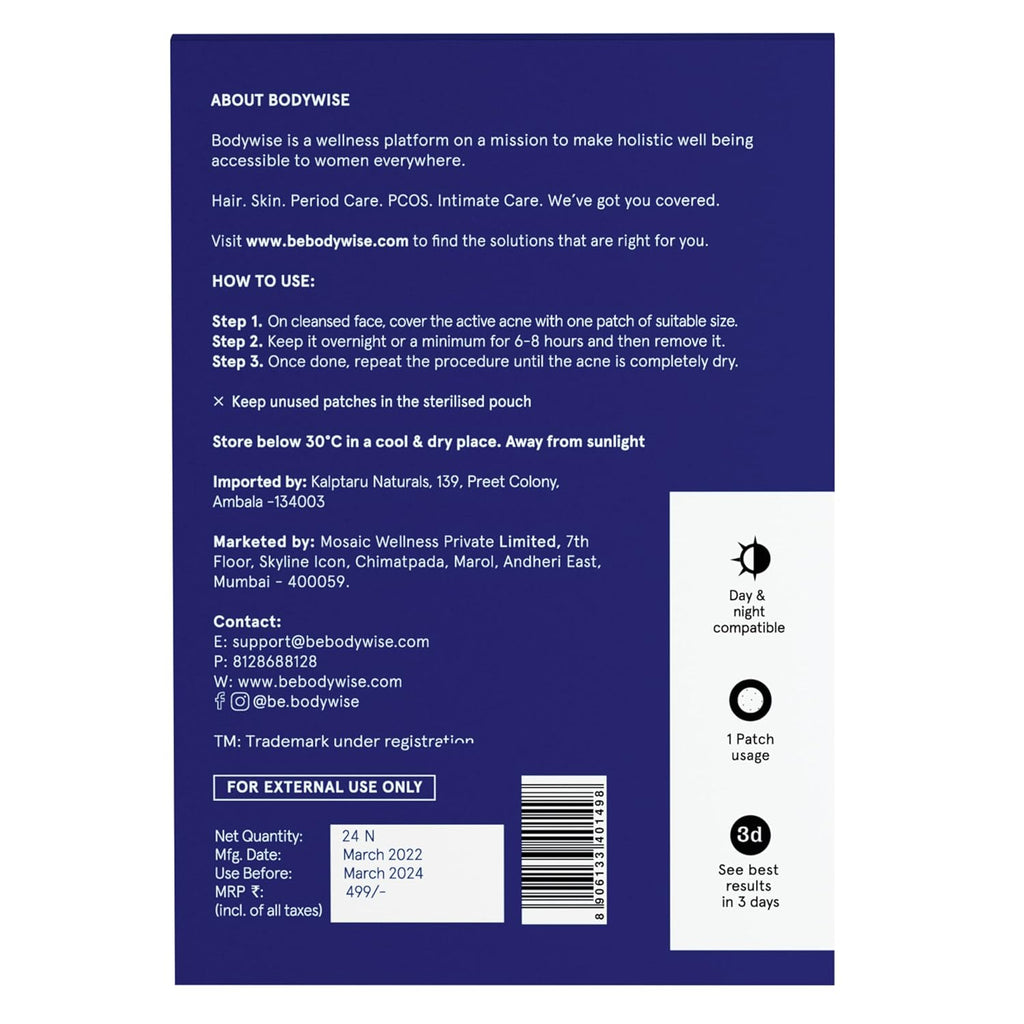 Be Bodywise Acne Pimple Patch