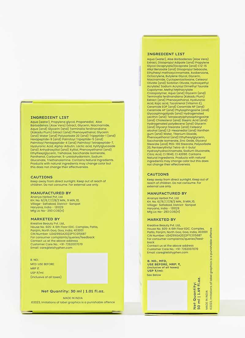 Hyphen Day-Care Routine - Set Of 2