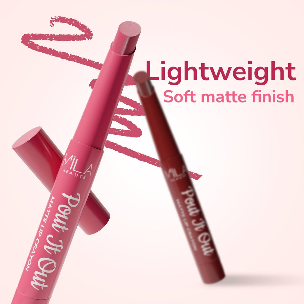 Mila Beaute Pout It Out Lip Crayon