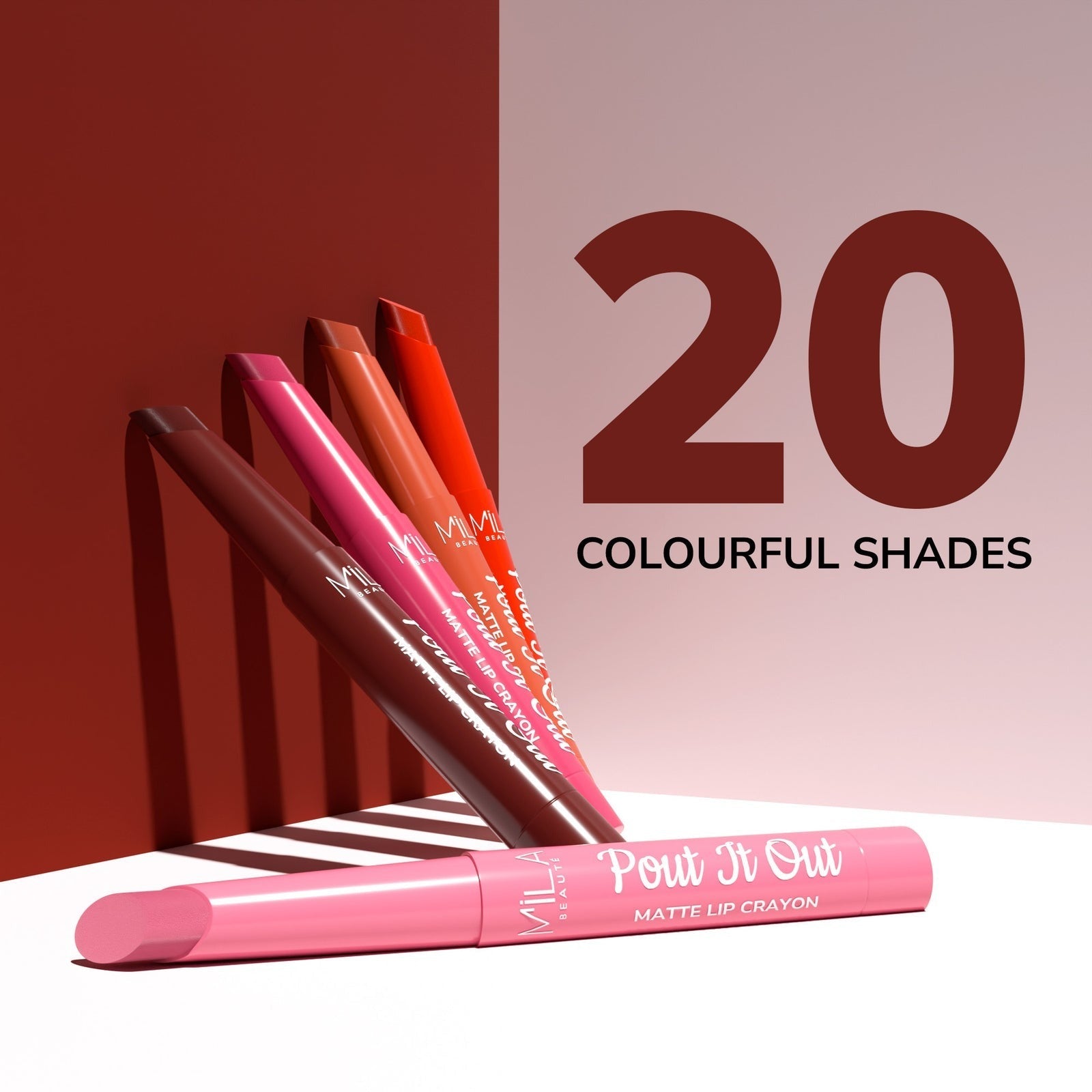 Mila Beaute Pout It Out Lip Crayon