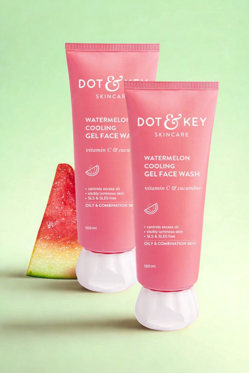 Dot & Key Watermelon & Vitamin C Gel Face Wash - Pack of 2