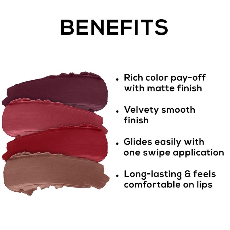 Renee Very Matte Pack Of 4 Matte Lipsticks